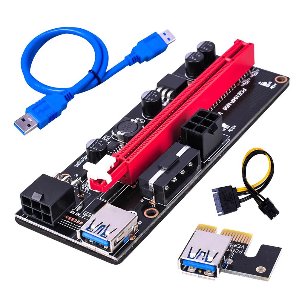 Ver 009S USB 3.0 PCI-e , PCIe PCI ͽ 1X-16X Ȯ  ī